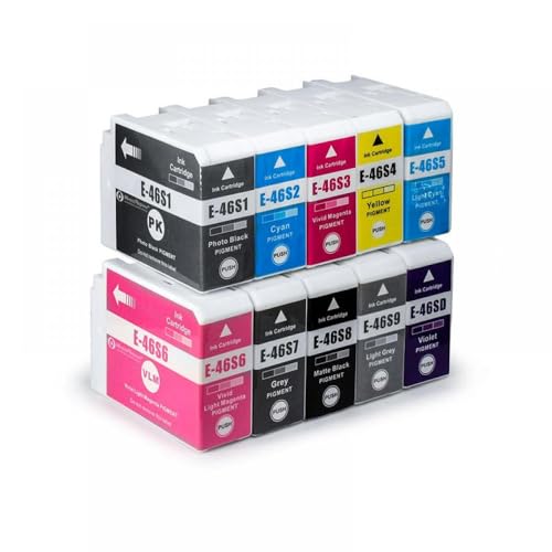 ZHAOXCAIN T46S T46S1 T46S2 T46S3 T46S4 T46SD Kompatibles Tintenpatronenset Kompatibel mit SureColor SC-P700 SC-P706 Drucker ZHAOXCAIN T46S T46S1 T46S2 T46S3 T46S4 T46SD Kompatibles Tintenpatronenset Kompatibel mit SureColor SC-P700 SC-P706 Drucker von ZHAOXCAIN