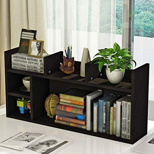 ZHOUYING Schlichtes, modernes Bücherregal für den Schreibtisch, Regal, einfaches Bücherregal für den Schreibtisch, kleines Bücherregal fürs Büro von ZHOUYING