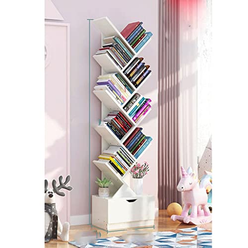 ZHOUYING Vertikale Bücherregale für das Wohnzimmer, Gruppengerät, dreidimensionale, einfache Bibliothek, Bücherregal, Aufbewahrungsmöbel von ZHOUYING