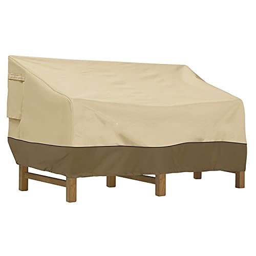 Gartenmöbel Abdeckung Outdoor Patio Gartenmöbel Abdeckungen Regen Schnee Stuhlabdeckung Schutzhülle for Sofa Tisch Stuhl staubdicht wasserdichte Abdeckung ( Color : Beige 224x83x84cm ) von ZJCNHY