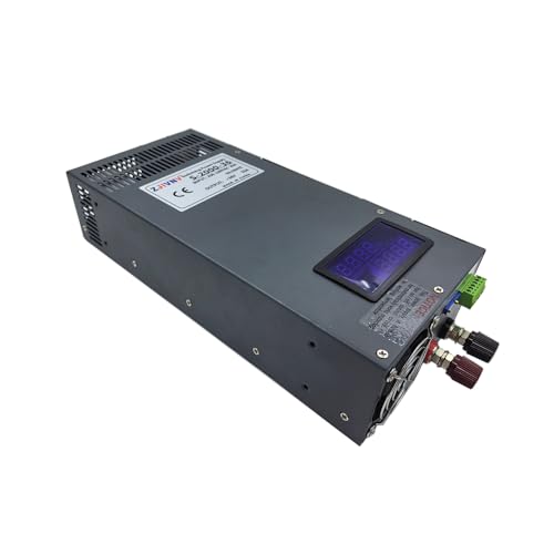 2000W Schaltnetzteil mit Display,Einstellbarer, industrieller Ladeadapter passend für LED, Batterie laden/aktivieren, Motor, Elektronisches DIY 0-80V 0-25A(80, Volt) von ZJIVNV