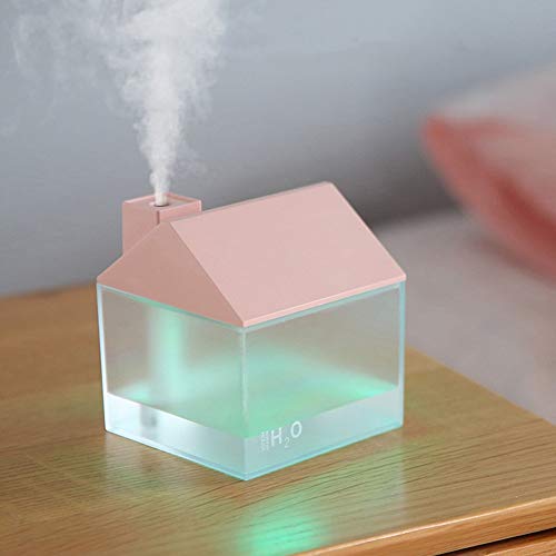 USB-Luftbefeuchter Nachtlicht Luftbefeuchter Hausform 3-in-1 250ml Aroma Diffusor mit ätherischen Ölen Büro Home Schlafzimmer Klimaanlage Aromatherapie-Maschine von ZJchao