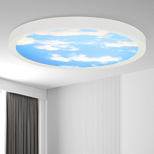 ZMH Deckenlampe LED Deckenleuchte Schlafzimmer - Schlafzimmerlampe Flach Ø23cm Badezimmerlampe 4000K Kinderzimmer Badezimmer Deckenbeleuchtung Rund Flurlampe IP44 Badlampe 23W für Küche Flur Bad von ZMH