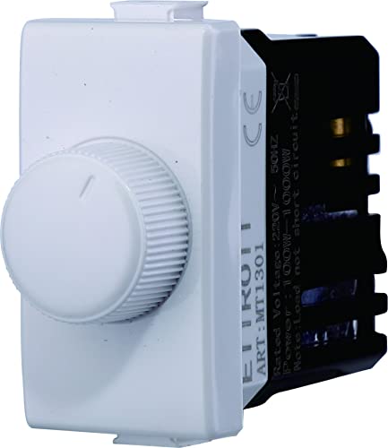 Dimmer mit Drehknopf 220 V 100-1000 W, kompatibel mit Bticino Matix, 1-Sitzer-Modul von ZOREI