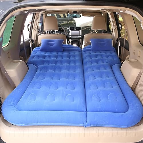 ZORZA Auto Luftmatratze Kofferraum für Jeep Compass Cherokee Renegade Grand Cherokee Wrangler Aufblasbare Matratze SUV Bett(Color:Blau) von ZORZA