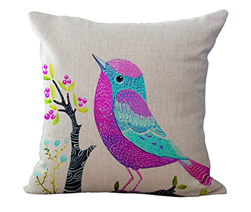 Kissenbezug 80x80 Lila Tier Vogel Kopfkissenbezug 80x80 Sanft Baumwolle Leinen sofakissen mit Reißverschluss Dauerhaft Kissenbezüge 80x80 Knitterfreie Starke Atmungsaktivität Couchkissen 1 Pcs Kissenbezug 80x80 Lila Tier Vogel Kopfkissenbezug 80x80 Sanft Baumwolle Leinen sofakissen mit Reißverschluss Dauerhaft Kissenbezüge 80x80 Knitterfreie Starke Atmungsaktivität Couchkissen 1 Pcs von ZQMHCY