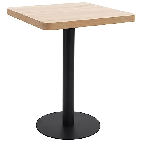 ZQQLVOO Bar Laptop-Tisch Studio-Esstisch Bistrotisch Hellbraun 60x60 cm MDF Geeignet für Küche, Esszimmer, Wohnzimmer und Büro ZQQLVOO Bar Laptop-Tisch Studio-Esstisch Bistrotisch Hellbraun 60x60 cm MDF Geeignet für Küche, Esszimmer, Wohnzimmer und Büro von ZQQLVOO