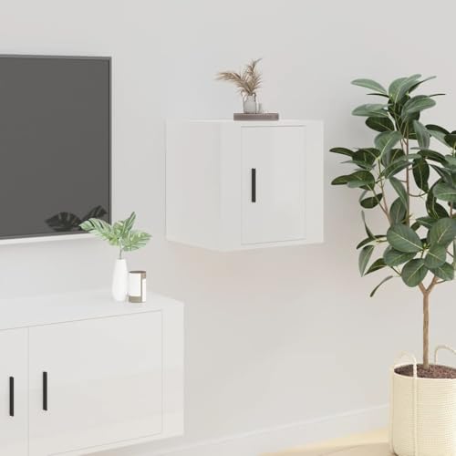 ZQQLVOO TV-Wandschrank Hochglanz-Weiß kommode Sideboard hängend hängeschrank Fernsehschrank 40x34,5x40 cm ZQQLVOO TV-Wandschrank Hochglanz-Weiß kommode Sideboard hängend hängeschrank Fernsehschrank 40x34,5x40 cm von ZQQLVOO