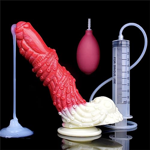 Realistischer Spritz Dildo Flüssigsilikon Monster Dildo Anal Plug Mit Sperma Spritzfunktion Dildo Ejakulationsfunktion Dildos Vagina Anal Masturbatoren Sexspielzeuge Für Paare Sex von ZRJAENW