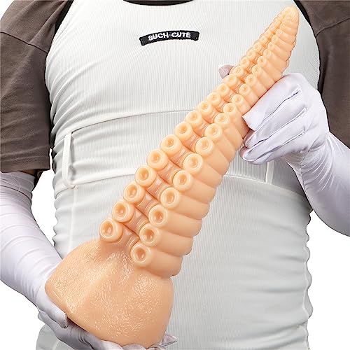 XXL Tentakel Dildo 35.5cm Realistischer Dildo Monster Dildo Mit Starkem Saugnapf Analdildo Butt Plug Alien Dildo Vagina Anal Masturbator Sexspielzeug Für Frauen Männer Paare Prostata,Flesh von ZRJAENW