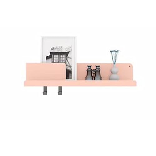 ZSDBYT Wandhalterung aus Metall, hängendes Lagerregal, Wanddekoration, Ausstellungsregal, Bücherregal, geeignet für Badezimmer, Wohnzimmer (Pink Middle) von ZSDBYT