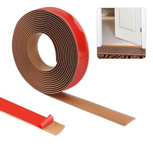 600cm×4cm Übergangsleiste Selbstklebend，Vinylboden Bodenbelag Türleiste Selbstklebend，Türschwellen Leiste，Flacher Laminatprofil-Bodenbelag-Randstreifen(Gelbe) von ZTVOWTO