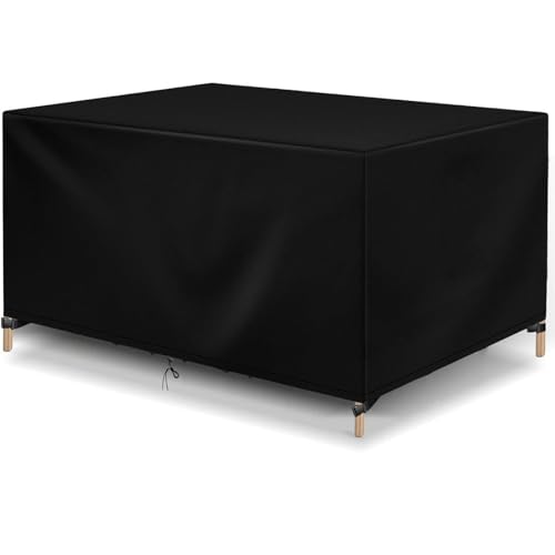 ZUROJ Gartenmöbel Abdeckung 210x140x100cm Wasserdicht atmungsaktiv und UV-stabilisiert Winddicht Winterfest Staubdicht 420D Oxford Stoff Schutzhülle Gartentischabdeckung ZUROJ Gartenmöbel Abdeckung 210x140x100cm Wasserdicht atmungsaktiv und UV-stabilisiert Winddicht Winterfest Staubdicht 420D Oxford Stoff Schutzhülle Gartentischabdeckung von ZUROJ