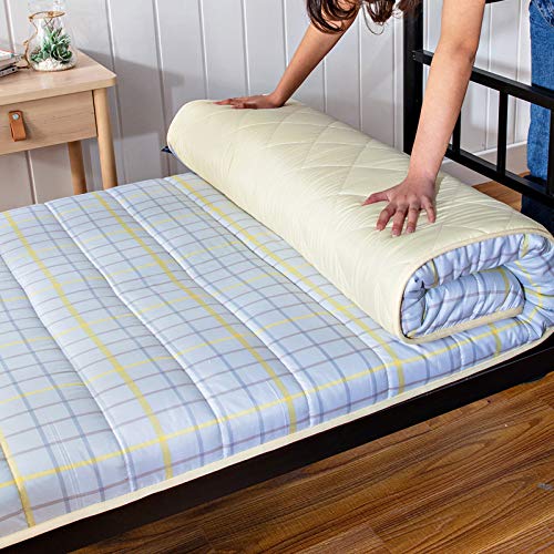 ZUSFUL Matratzen Classic Futon Baumwolle Matratzenauflage Kinderbodenliege Bett Sofas,90x190cm von ZUSFUL
