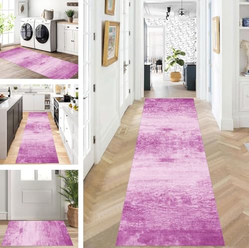 ZUZEKU Läufer Flur Küche Waschbar rutschfest 40X60cm Lang Rosa Lila Küchenteppich Flurteppich Teppich Fur Korridor Wohnzimmer Schlafzimmer Meterware Anpassbar ZUZEKU Läufer Flur Küche Waschbar rutschfest 40X60cm Lang Rosa Lila Küchenteppich Flurteppich Teppich Fur Korridor Wohnzimmer Schlafzimmer Meterware Anpassbar von ZUZEKU