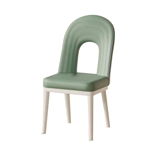 ZXTRYBHD Moderner Esszimmerstuhl, Moderner Polsterstuhl mit Metallbeinen, Esstisch Stühle mit Ergonomischer Rückenlehne für das Wohnzimmer in der Küche (Color : Green) von ZXTRYBHD