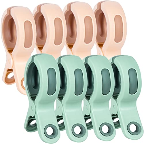 Strandtuch-Clips für Strandkorb, Handtuchhalter für Strandkorb, Pool, Stuhl auf Kreuzfahrt, Jumbo-Größe, um Ihr Handtuch vor dem Wegblasen zu schützen, robust und in hellen Farben von Zacool