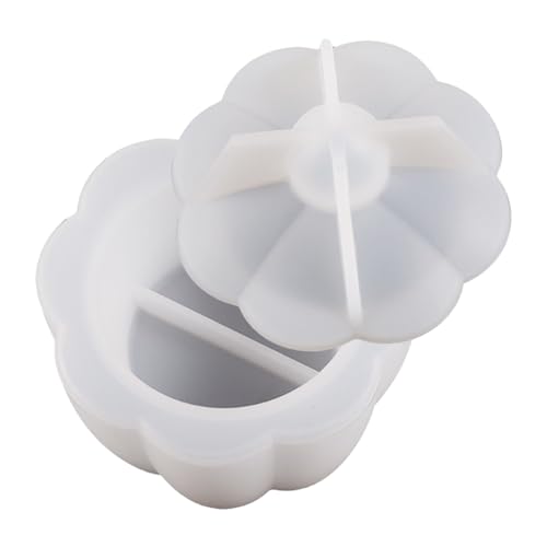 Teelicht-Kerzenhalter-Harzformen – Kerzenhalter-Silikonform mit Deckel, Silikon-Blumentopf-Form, Sukkulenten-Vasen-Gussform für DIY-Beton-Kerzenformen von Zankie