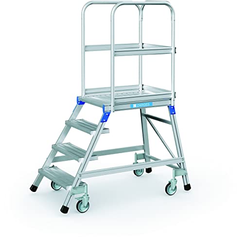 ZARGES Podesttreppe, einseitig 4 Stufen Z600 ZARGES Podesttreppe, einseitig 4 Stufen Z600 von Zarges