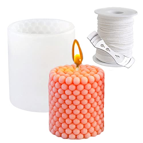 Zasiene Candle Making Kit Silikon Kerzenform Silikonform Kerzen Gießen DIY Silikon Kerzenwachs Formen Kerze Silikonform Hausgemachte Seife Machen Form Kerzenform für Heimdekorationen von Zasiene