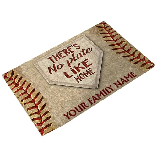 Fußmatte für den Innen- und Außenbereich, niedliche Baseball-Eingangstürmatte, rutschfeste Decken für Hauseingang, Außeneingang von Zceplem