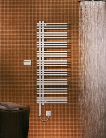 Zehnder Design Heizkörper Yucca elektrisch YADER-170-60 / UD, Badheizkörper: Titane Metallic von Zehnder GmbH