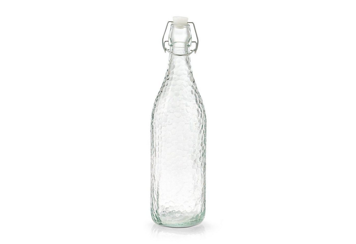 Zeller Present Vorratsglas Glasflasche mit Bügelverschluss 1000 ml, Glas, (1-tlg), zum Befüllen von Zeller Present