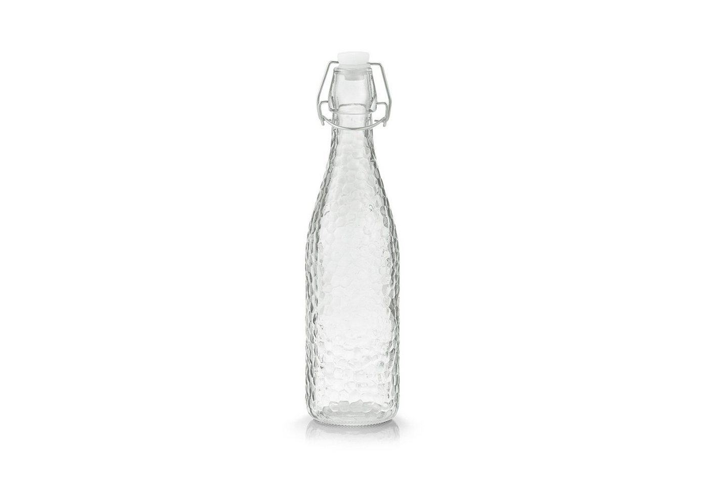 Zeller Present Vorratsglas Glasflasche mit Bügelverschluss 500 ml, Glas, (1-tlg), zum Befüllen von Zeller Present