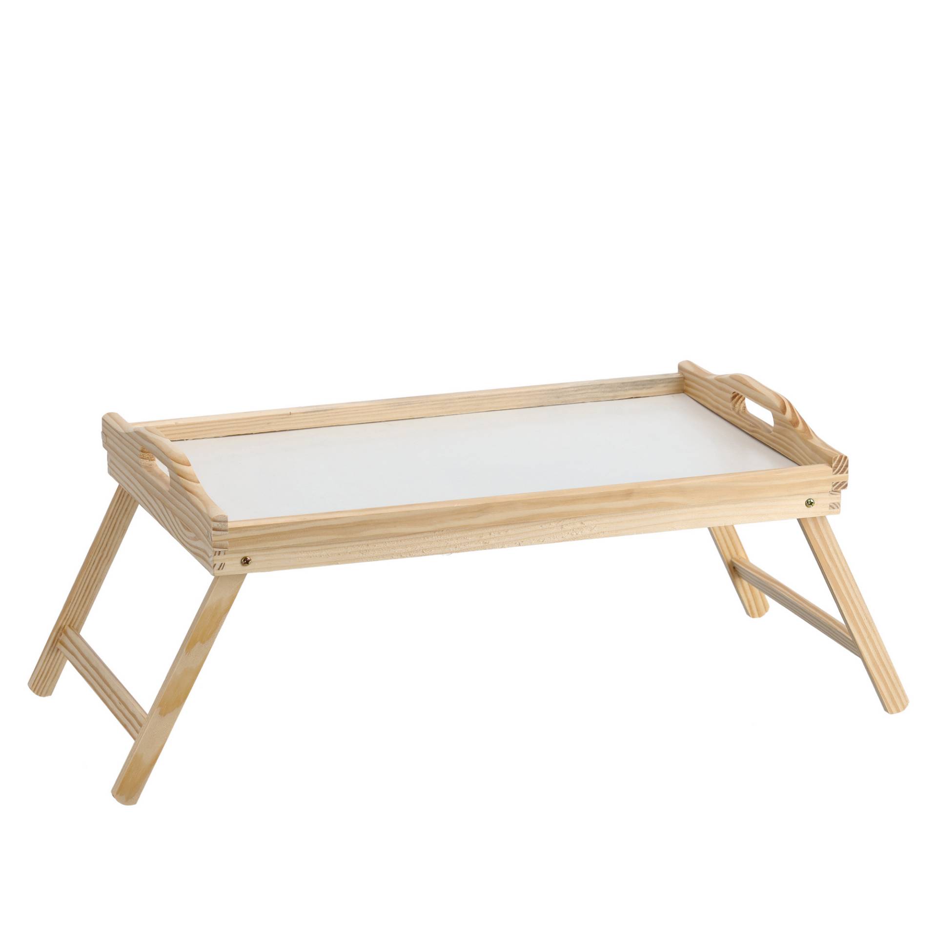 Zeller Bett-Tablett naturfarben 50 x 24,5 x 30 cm von Zeller