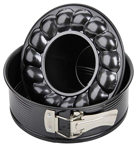Zenker 6506 Springform mit Rohrboden Ø 18 cm, black metallic von Zenker