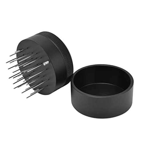 Nadeltyp-Verteiler, KaffeerüHrer Tamper WDT-Verteilerwerkzeug Espresso-NadelrüHrer WDT-Verteiler-Ausgleichswerkzeug Kaffeepulver-Verteilernadel Mini-Schneebesen FüR Espresso (58mm) von Zerodis