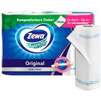 Zewa Küchenrollen WISCH&WEG Original 2-lagig, 4 Rollen von Zewa