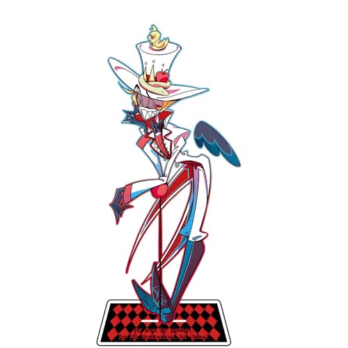 Zhongkaihua Hazbin Hotel Stand Figur Alastor/Angel Dust/Lucifer Hazbin Hotel Acryl Stand Figur, Hazbin Hotel Merch Stehende Figur Dekorationen Sammlerstück von Zhongkaihua