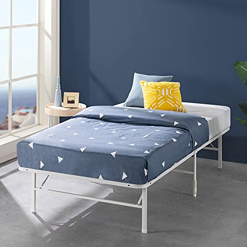Zinus SmartBase Bett 90x200 cm - Höhe 35 cm - Ideal für ein Gästebett - Stauraum unter dem Bett - Weiß von Zinus