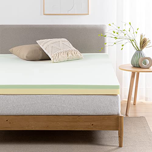 Zinus EU-GTFT-300I Green Tea Memory Foam Mattress Topper, Single von Zinus