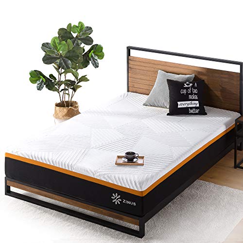 Zinus EU-MSHPHB-10I Spring Mattress, Coil/Foam/Stoff, 80x190cm von Zinus