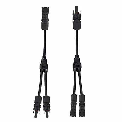 ZkeeShop 1 Paar Solarkabel Y-Verteiler Stecker Solarpanel Kabel für Parallel-Photovoltaik-Anschluss (1500V) von ZkeeShop