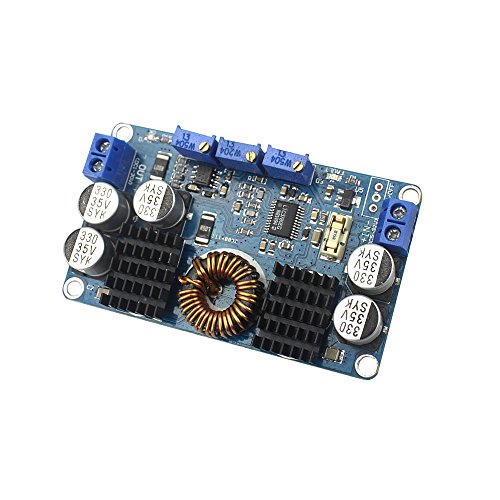 ZkeeShop LTC3780 DC Buck Boost Konverter Modul Supply 12V Spannung Regler Eingang 5-32V Ausgabe 1-30V Automatisches Step Up Down Regulator Modul 10A für Batterie aufladen Solar Energy LED Treiber von ZkeeShop