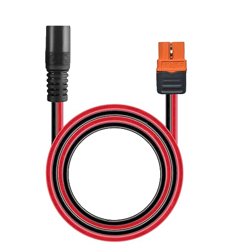 ZkeeShop XT60i auf DC7909 Stecker DC8MM auf XT60i Solar Verlängerungskabel 14AWG Solar Kabel Kompatibel für Jackery Bluetti Tragbare Powerstation 1.5M (DC7909 Buchse) von ZkeeShop