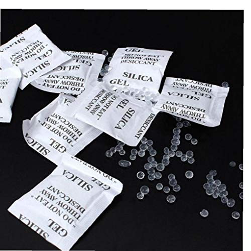 Zonfer 50packs Silica Gel Trockenmittel, Feuchtigkeitsabsorber Luftentfeuchter Für Raum-Kleidung-Food Storage Küchenhelfer von Zonfer