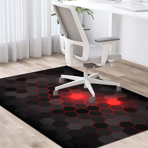Bodenschutzmatte Bürostuhl, Gaming Teppich, Unterlage Schreibtischstuhl, rutschfest Schutzmatte Bürostuhl für Parkett, Bodenschutzmatte für Hartböden, Gaming Bodenschutzmatte 120 x 140 cm Bodenschutzmatte Bürostuhl, Gaming Teppich, Unterlage Schreibtischstuhl, rutschfest Schutzmatte Bürostuhl für Parkett, Bodenschutzmatte für Hartböden, Gaming Bodenschutzmatte 120 x 140 cm von Zteiuqx