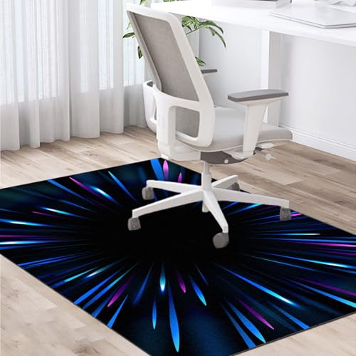 Bodenschutzmatte Bürostuhl, Gaming Teppich, Unterlage Schreibtischstuhl, rutschfest Schutzmatte Bürostuhl für Parkett, Bodenschutzmatte für Hartböden, Gaming Bodenschutzmatte 90 x 140 cm Bodenschutzmatte Bürostuhl, Gaming Teppich, Unterlage Schreibtischstuhl, rutschfest Schutzmatte Bürostuhl für Parkett, Bodenschutzmatte für Hartböden, Gaming Bodenschutzmatte 90 x 140 cm von Zteiuqx