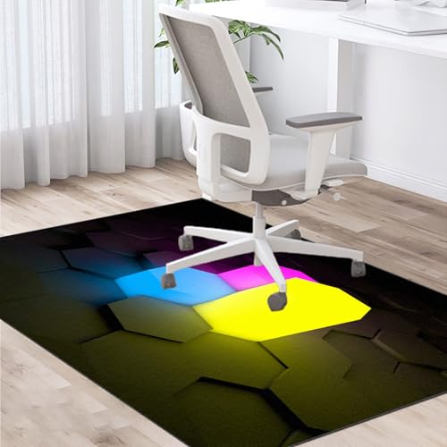 Gaming Teppich für Stuhl, Unterlage Schreibtischstuhl, Bodenschutzmatte für Hartböden, Bürostuhlunterlage, Gaming Bürostuhl Stuhlmatten, Computerstuhl Teppiche 70 x 100 cm Gaming Teppich für Stuhl, Unterlage Schreibtischstuhl, Bodenschutzmatte für Hartböden, Bürostuhlunterlage, Gaming Bürostuhl Stuhlmatten, Computerstuhl Teppiche 70 x 100 cm von Zteiuqx