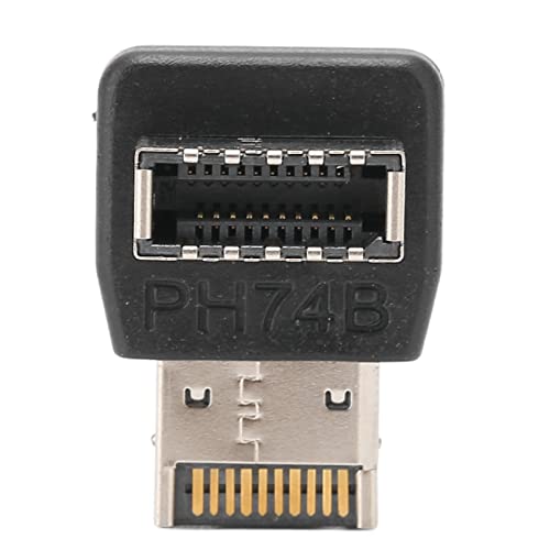 Zunate USB3.1 Type E Adapter, Hohe Leistung, Stabile Verbindung, 90 Grad Lenkwinkel (PH74B) von Zunate