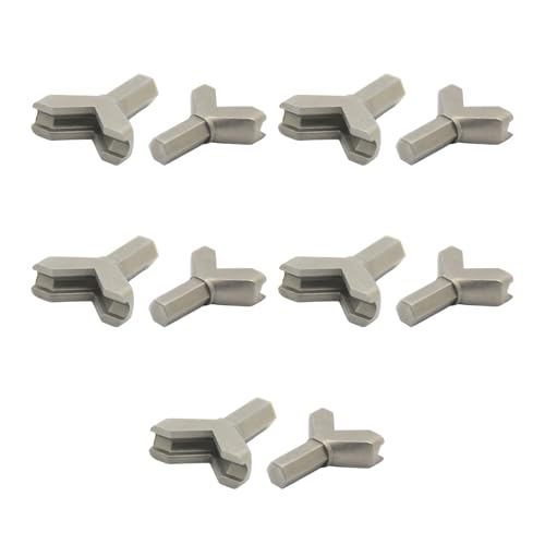 10 x Y-förmiger Haken-Installateur und Entferner, Power-Flügelmutter-Schraubendreher-Set, Schraubenbohrer, Bithalter, Küche, Unterschrank-Haken 10 x Y-förmiger Haken-Installateur und Entferner, Power-Flügelmutter-Schraubendreher-Set, Schraubenbohrer, Bithalter, Küche, Unterschrank-Haken von ZwaitL