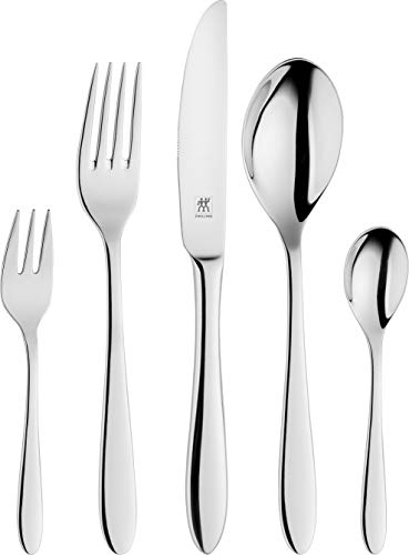 ZWILLING Style Besteck-Set, 60-teilig, Für 12 Personen, 18/10 Edelstahl/Hochwertiger Klingenstahl, Poliert von Zwilling