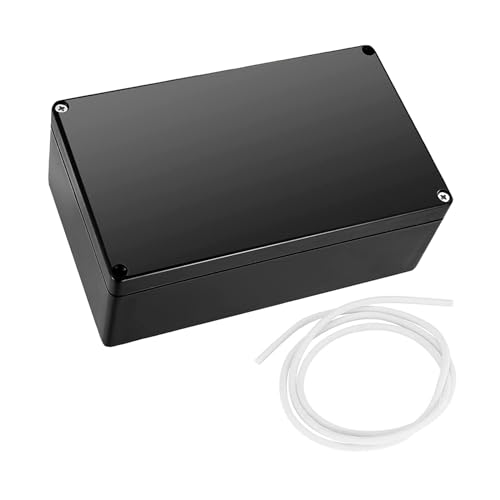 Abzweigdose Gehäuse, Anschlussdose, Schwarz Elektronik Gehäuse IP66, Kunststoff Abdeckungen, für DIY Stromabzweigdose, 200 x 120 x 75 mm Abzweigdose Gehäuse, Anschlussdose, Schwarz Elektronik Gehäuse IP66, Kunststoff Abdeckungen, für DIY Stromabzweigdose, 200 x 120 x 75 mm von aghoer