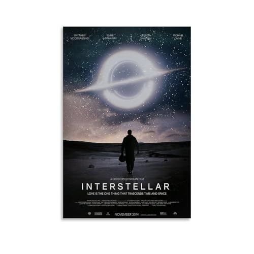 Interstellar Filmposter, klassisches Science-Fiction-Poster, klassische Filmposter für Zimmer, ästhetische Leinwand, Wandkunst, Schlafzimmerdekoration, 60 x 90 cm Interstellar Filmposter, klassisches Science-Fiction-Poster, klassische Filmposter für Zimmer, ästhetische Leinwand, Wandkunst, Schlafzimmerdekoration, 60 x 90 cm von aizhimi