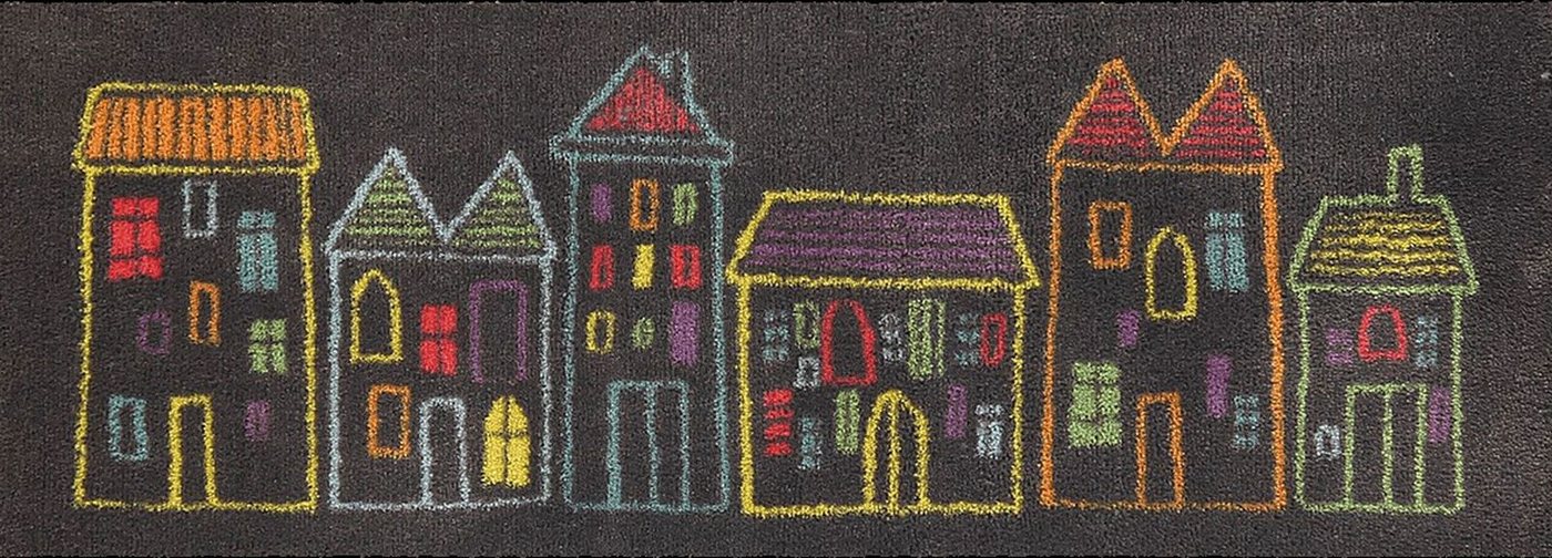 akzente Fußmatte AKZENTE Feel Fußmatte HOUSES 35 x 100 cm, Rechteckig, Höhe: 7 mm, In- und Outdoor, waschbar bei 40° Grad und trocknergeeignet akzente Fußmatte AKZENTE Feel Fußmatte HOUSES 35 x 100 cm, Rechteckig, Höhe: 7 mm, In- und Outdoor, waschbar bei 40° Grad und trocknergeeignet von akzente