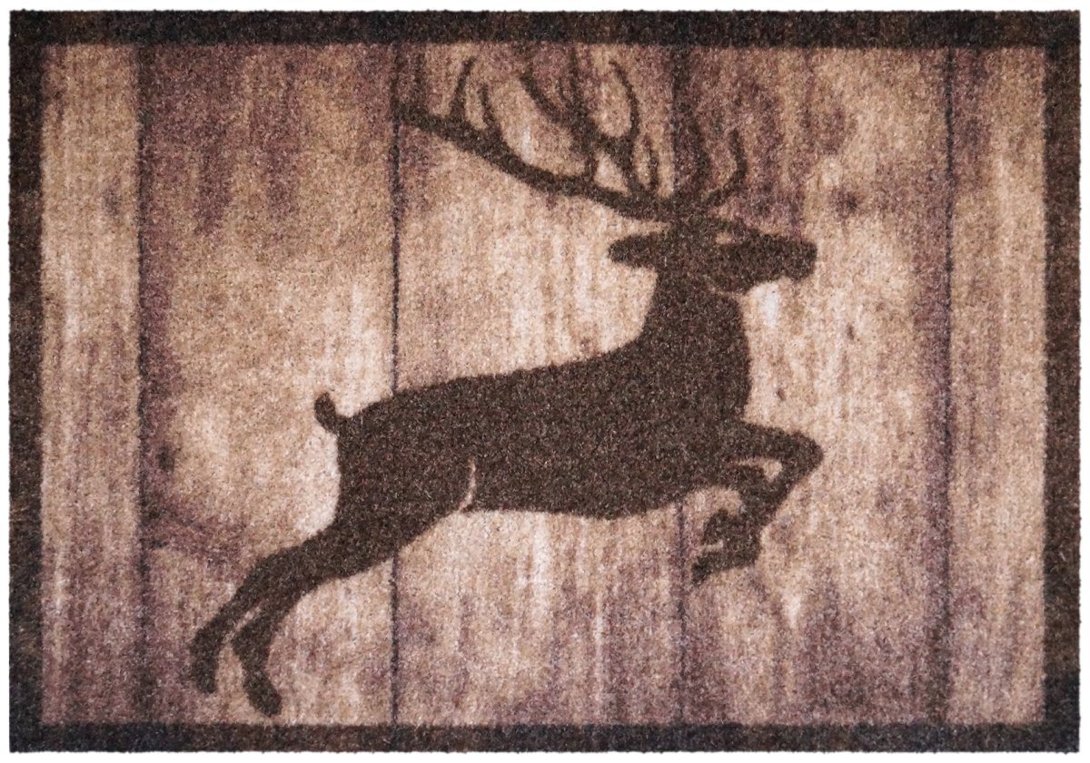 akzente Fußmatte AKZENTE Listen Fußmatte DEER JUMP 70 x 100 cm, Rechteckig, Höhe: 7 mm akzente Fußmatte AKZENTE Listen Fußmatte DEER JUMP 70 x 100 cm, Rechteckig, Höhe: 7 mm von akzente